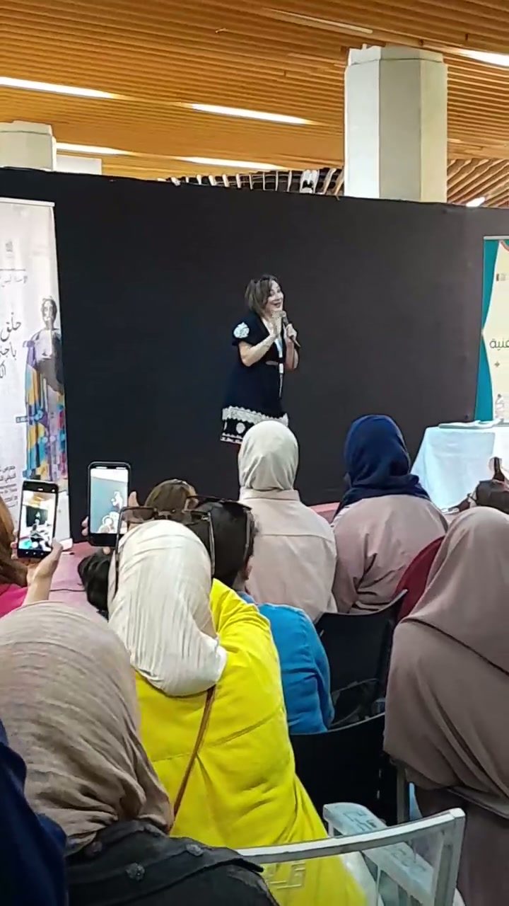 معرض الكتاب التونسي — لقطة من المحاضرة